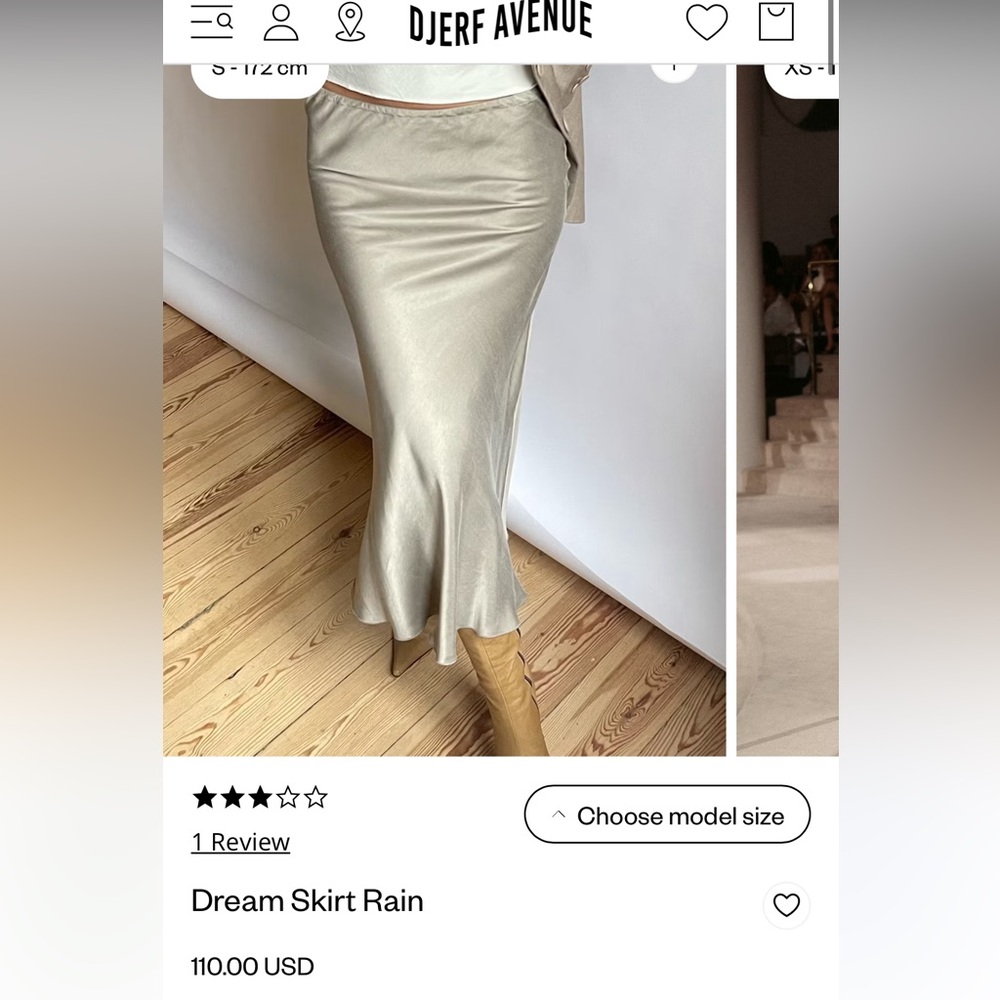 Djerf Avenue dream skirt rain
